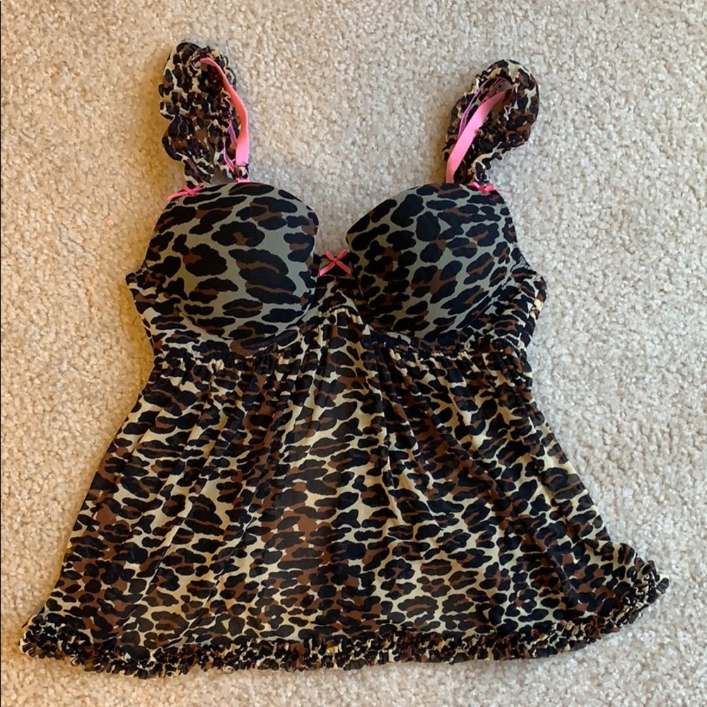 Betsey Johnson leopard lingerie - FINAL PRICE